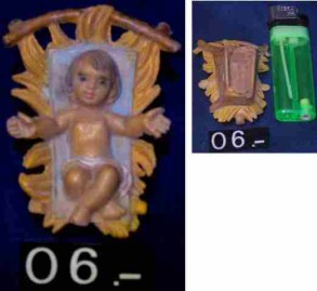 06 NIÑO JESUS CON CUNA RESINA